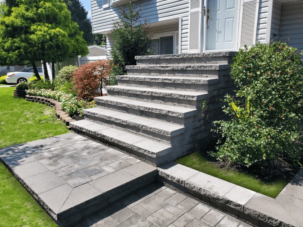 Long Island Paver Stoops Steps