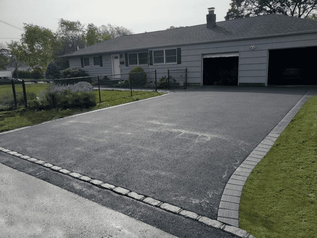 Cobblestone Pavers Edging Long Island