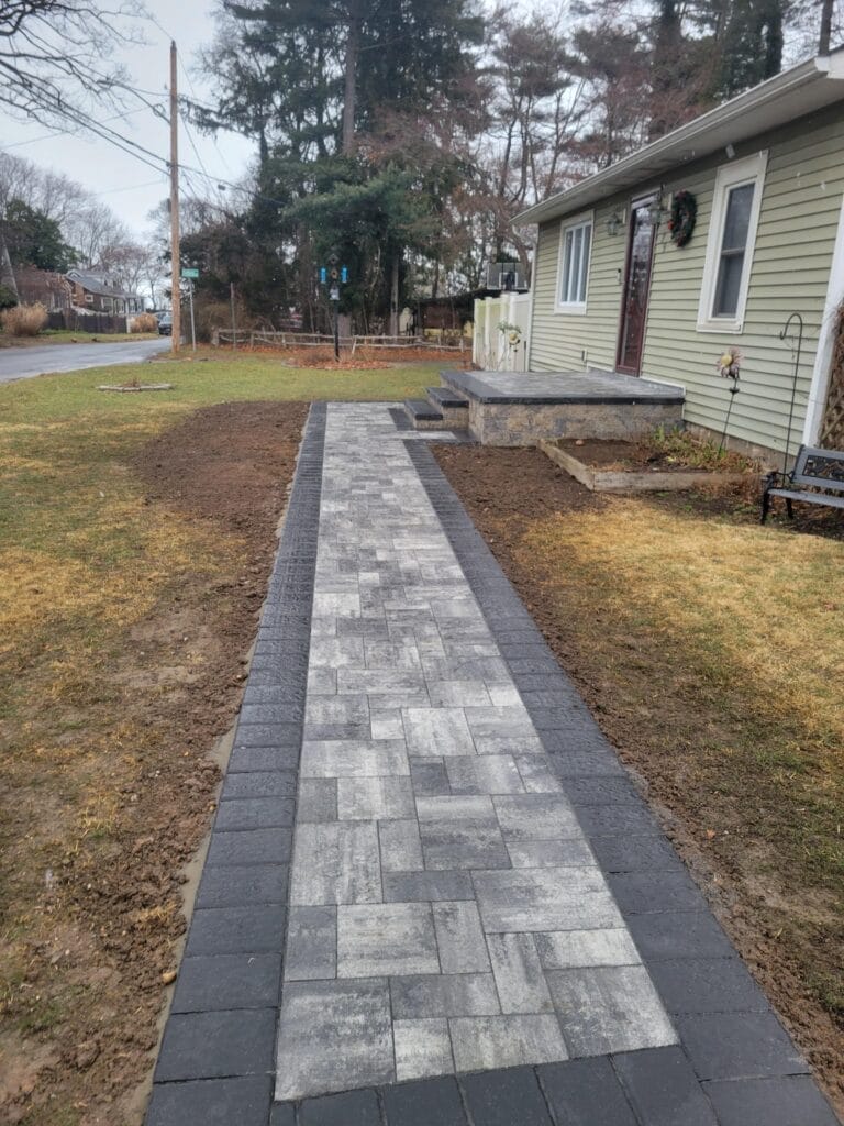 Long Island Paver Walkway 10