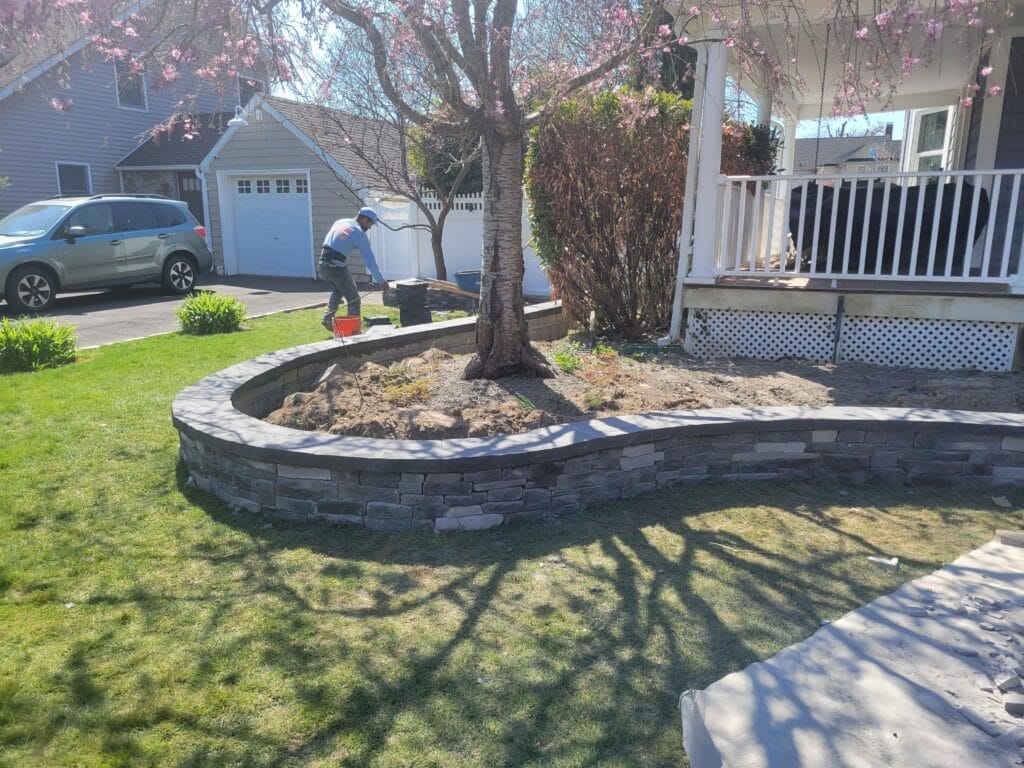 Long Island Retaining Wall